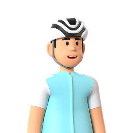 Cyclist  3D Icon