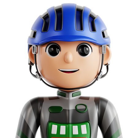 Cyclist  3D Icon