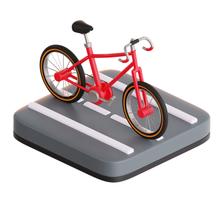 Cycliste  3D Icon