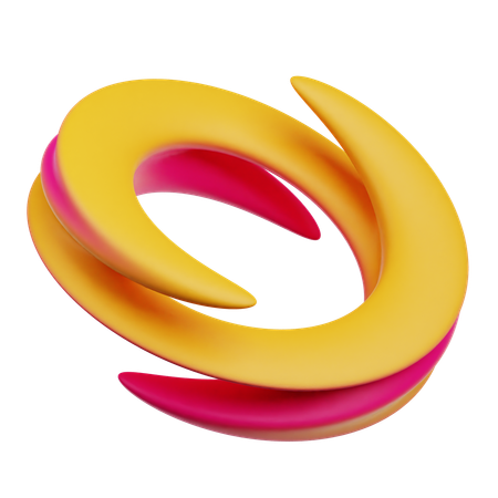 Cyclone Abstract Abstract Shape  3D Icon