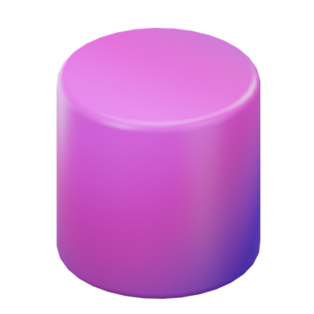 Cylinder  3D Icon