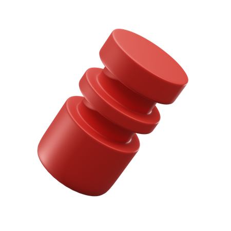 Cylinder  3D Icon