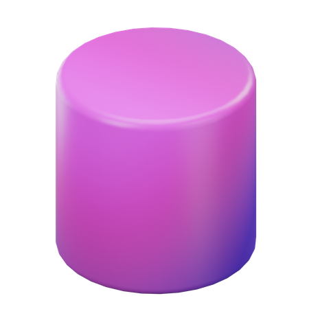 Cylinder 3D Icon