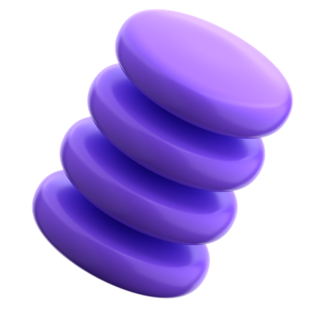 Cylinder Abstract Shape  3D Icon