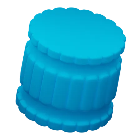 Cylinder Abstract Shape  3D Icon