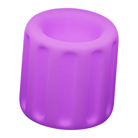 Cylinder Abstract Shape  3D Icon