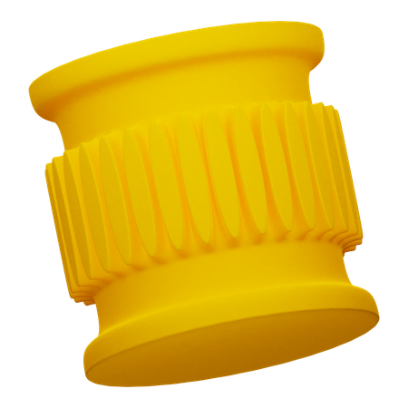 Cylinder Abstract Shape  3D Icon