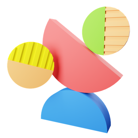 Cylinder Abstract shape  3D Icon