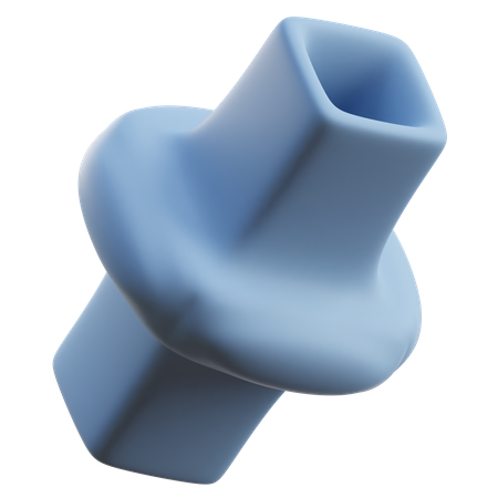 Cylinder Abstract Shape  3D Icon