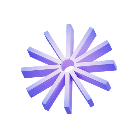 Cylinder Aestrick  3D Icon