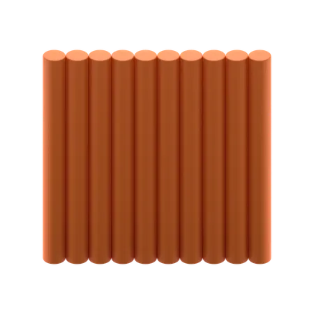 Cylinder Array  3D Icon