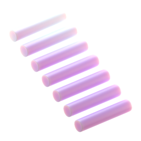 Cylinder Array Group  3D Icon