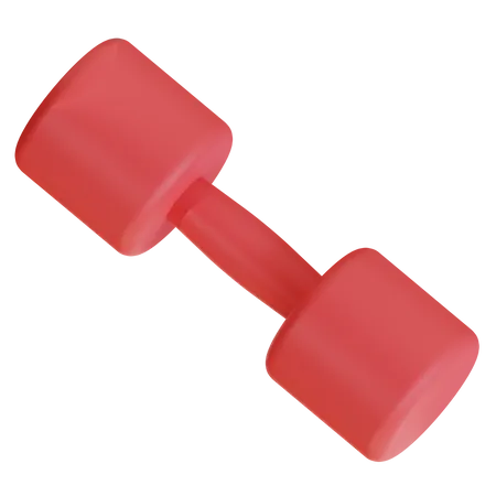 Cylinder Dumbbell  3D Icon