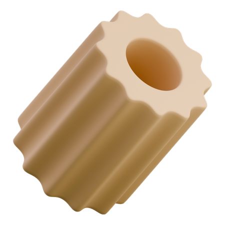 Cylinder flower  3D Icon