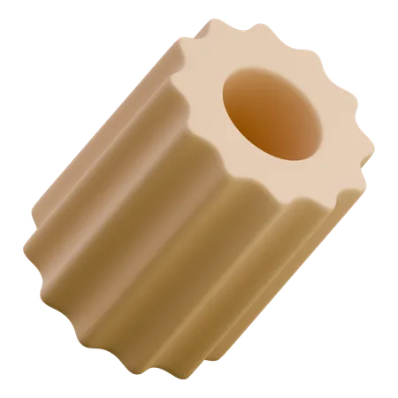 Cylinder flower  3D Icon