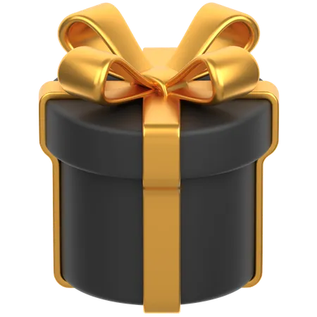 3 D Icon Of A Cylinder Giftbox 3D Icon