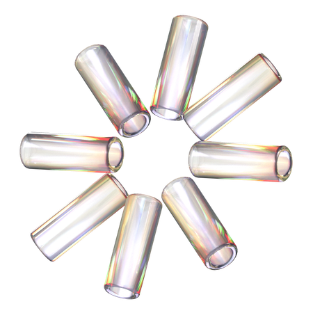 Cylinder Glass  3D Icon