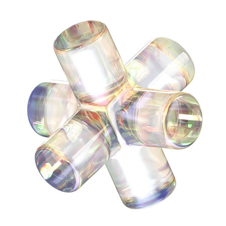 Cylinder Glass  3D Icon