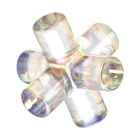 Cylinder Glass  3D Icon