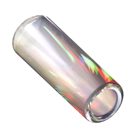 Cylinder Glass  3D Icon