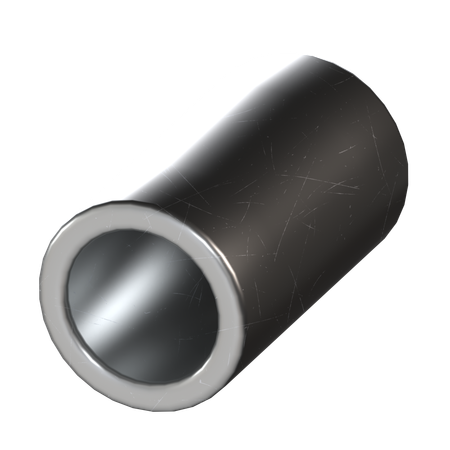 Cylinder Metal  3D Icon