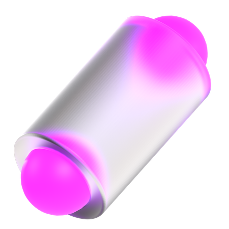 Cylinder Morphic  3D Icon