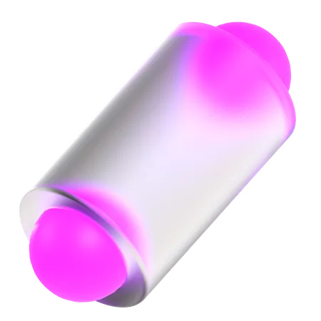 Cylinder Morphic  3D Icon