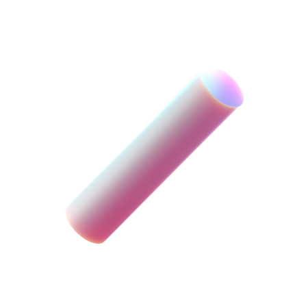 Cylinder Pipe  3D Icon