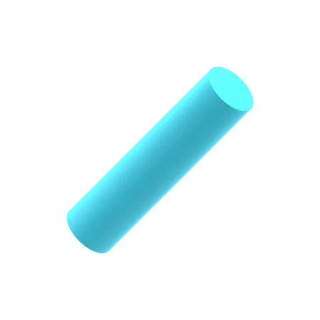 Cylinder Pipe  3D Icon
