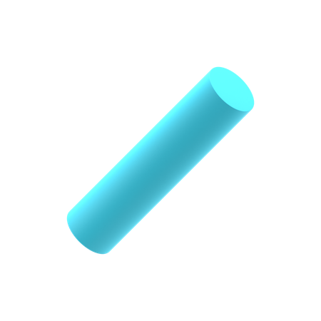 Cylinder Pipe  3D Icon