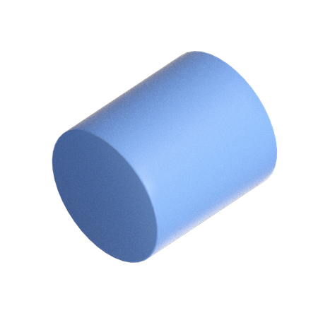 Cylinder Shape  3D Icon