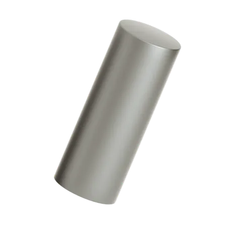 Cylinder Shape Illustration In 3 D Design 3D Icon