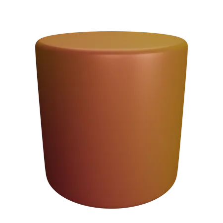 Cylinder shape  3D Icon