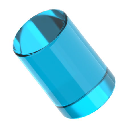 Cylinder Shape  3D Icon