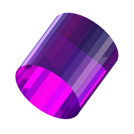 Cylinder Shape  3D Icon