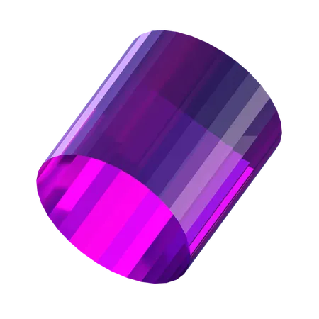 Cylinder Shape  3D Icon