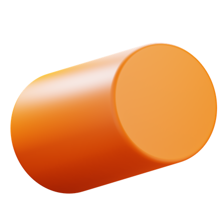 Cylinder Shape  3D Icon