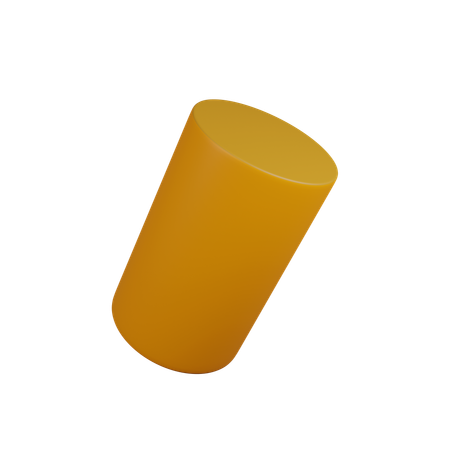 Cylinder shape  3D Icon