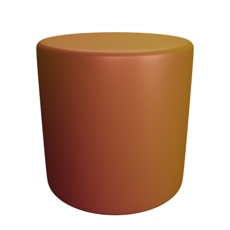 Cylinder shape  3D Icon