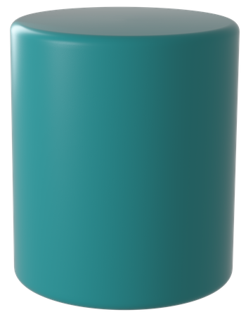 Cylinder Shape  3D Illustration