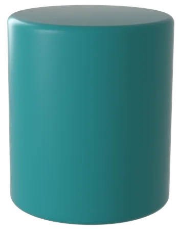 Cylinder Shape  3D Illustration