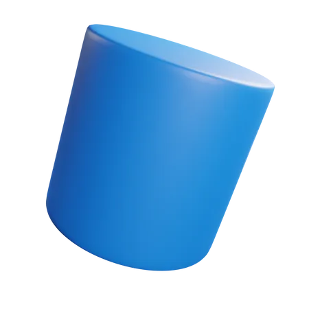 Cylinder Shape 3D Icon