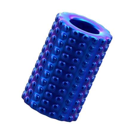 Cylinder Shape 3D Icon
