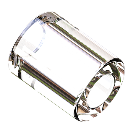 Cylinder Shape Glass  3D Icon