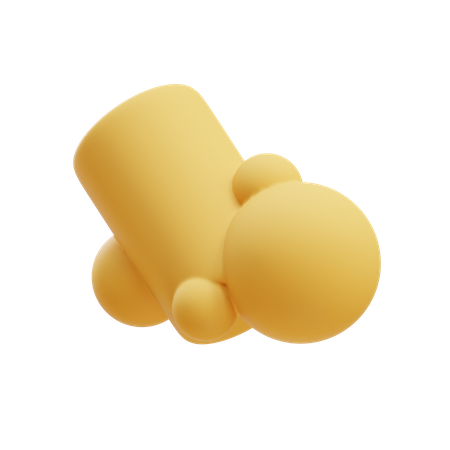 Cylinder Spheres  3D Icon