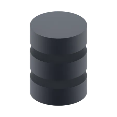 Cylinder Stack  3D Icon