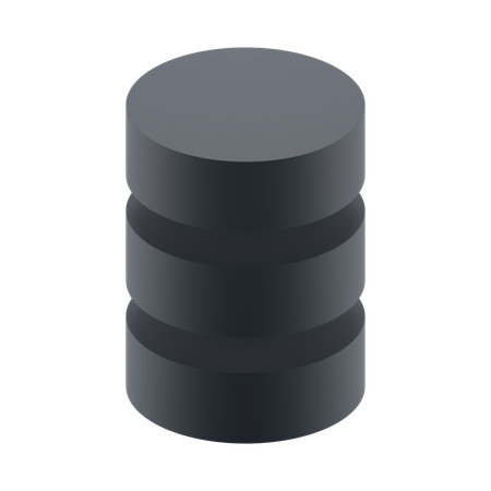 Cylinder Stack  3D Icon