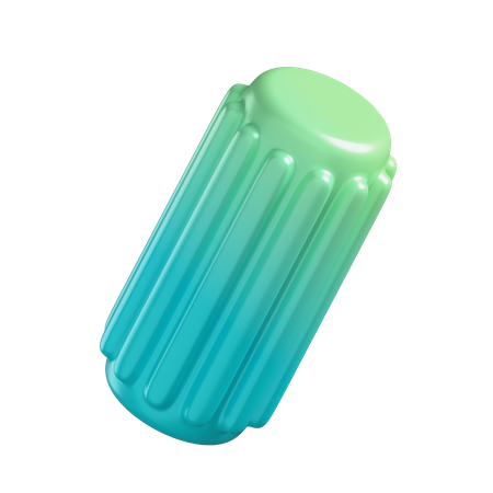 Cylinder With Pattern  3D Icon