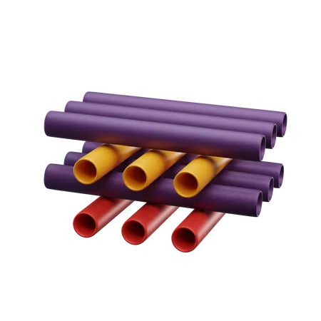 Cylinders  3D Icon