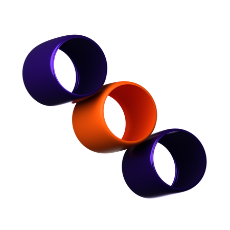 Cylinders  3D Icon